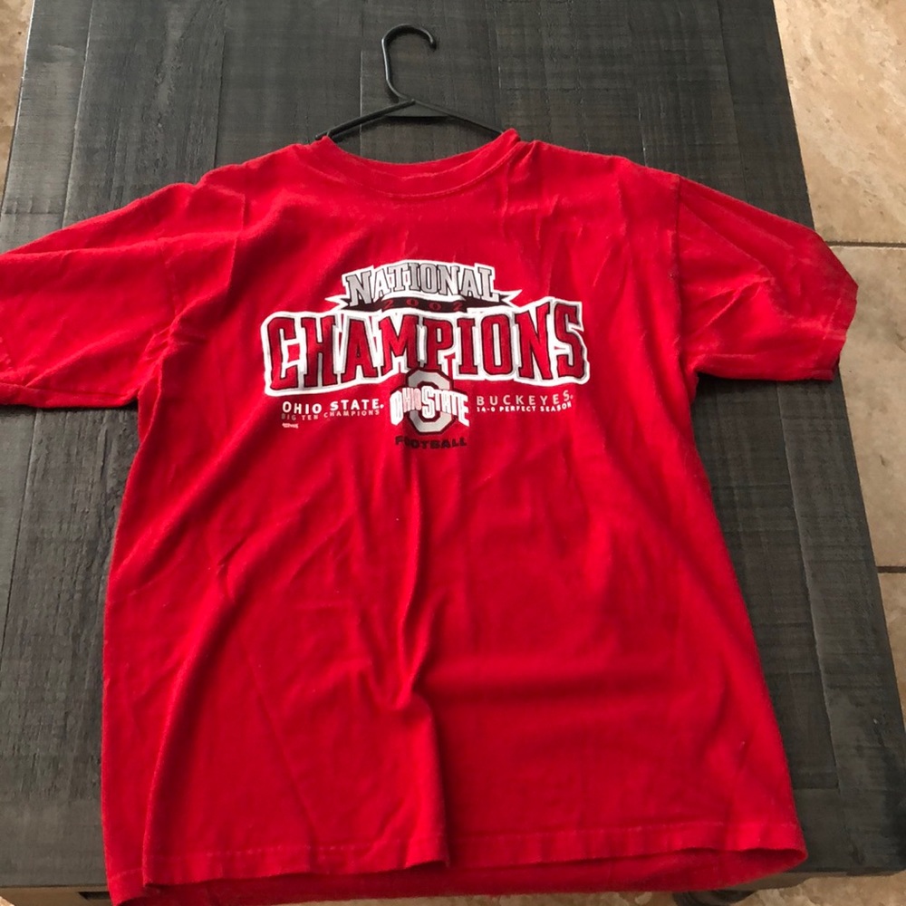 Ohio state national championship shirt from 2002